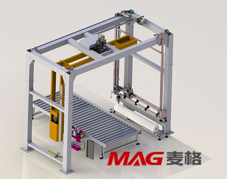 在线龙门悬臂缠绕覆膜机-青岛麦格自动化设备有限公司